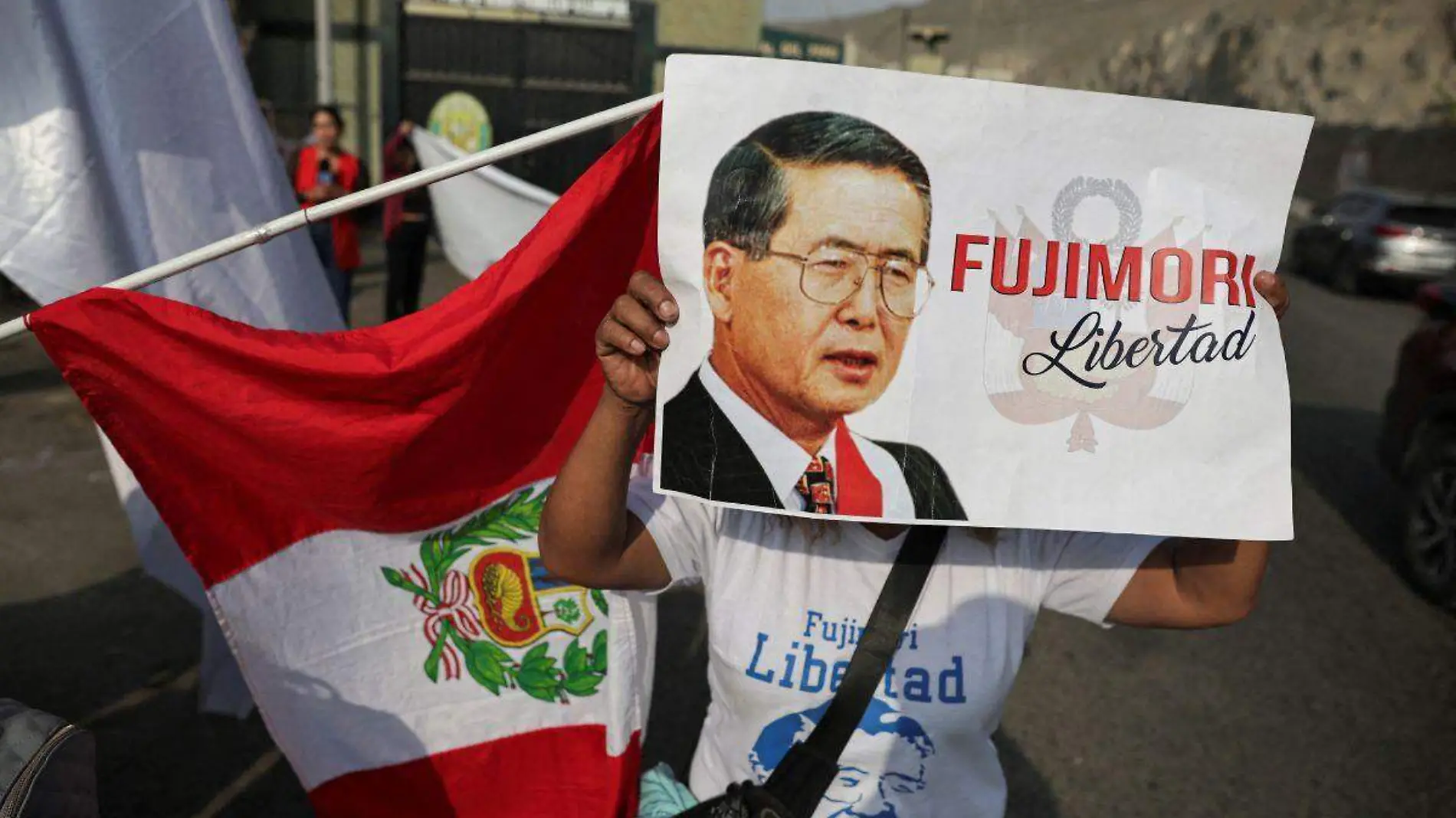 Alberto Fujimori_protestas a favor de su libertad